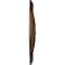 Ekena Millwork Luton Ceiling Medallion (Fits Canopies up to 3 1/2"), Hand-Painted Root Beer Crackle, 21"OD x 2"P CM21LURBC - alternate 3